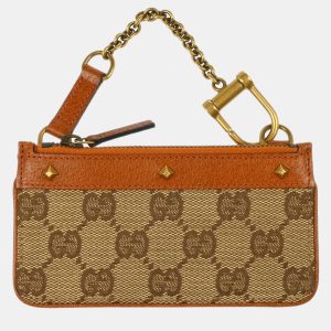 Gucci Brown Canvas Coin Case Wallet, Wallets & Money Clips - Luxury Closet catalog
