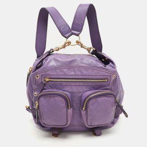 Gucci Purple Leather Medium Darwin Convertible Backpack, Backpacks - Luxury Closet catalog