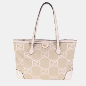 Gucci Pink Monogram Jumbo GG Textured Calfskin Medium Ophidia Shopping Tote bag, Tote Handbags - Luxury Closet catalog