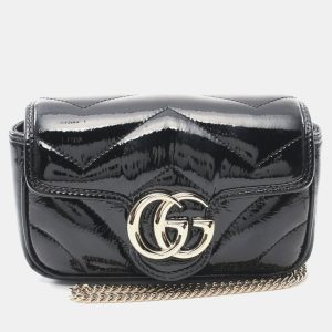 Gucci GG Marmont Super Leather Black Shoulder Bag, Handbags - Luxury Closet catalog