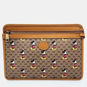 Gucci Brown Canvas Disney Clutch bag, Clutches & Special Occasion Bags - Luxury Closet catalog