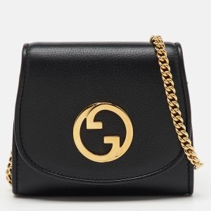 Gucci Black Leather Blondie Medium Wallet On Chain, Wallets & Money Clips - Luxury Closet catalog