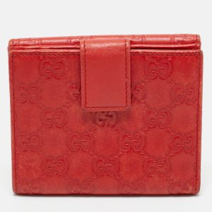Gucci Orange Guccissima Leather Flap Compact Wallet, Wallets & Money Clips - Luxury Closet catalog