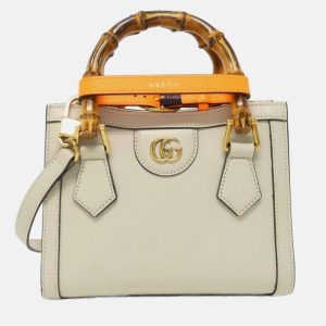 Gucci Diana White Leather Shoulder Bag, Handbags - Luxury Closet catalog