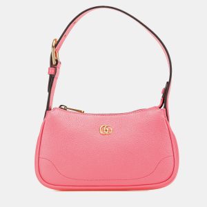 Gucci Pink Mini Leather Aphrodite Shoulder Bag, Shoulder Bags - Luxury Closet catalog