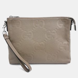 Gucci Beige Leather Jumbo GG Clutch, Clutches & Special Occasion Bags - Luxury Closet catalog