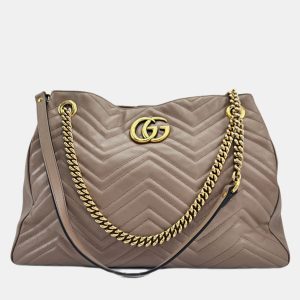Gucci Matelasse Leather Medium GG Marmont Chain Tote, Tote Handbags - Luxury Closet catalog