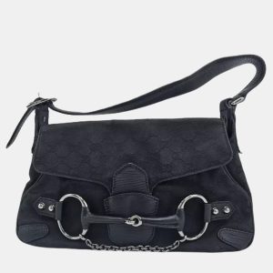 Gucci Horsebit Small GG Canvas Shoulder Bag, Handbags - Luxury Closet catalog