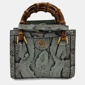 Gucci Diana Mini Python Grey Shoulder Bag, Handbags - Luxury Closet catalog