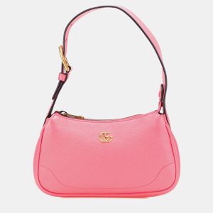 Gucci Pink Mini Leather Aphrodite Shoulder Bag, Shoulder Bags - Luxury Closet catalog