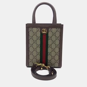 Gucci Beige Canvas Ophidia Mini Crossbody Bag, Handbags - Luxury Closet catalog