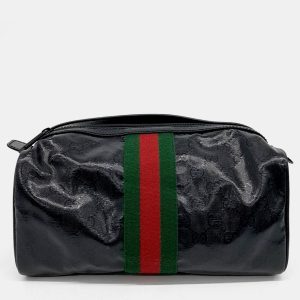 Gucci Black Fabric GG Crystal Web Cosmetic Case, Wallets & Money Clips - Luxury Closet catalog