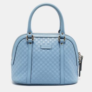 Gucci Light Blue Microguccissima Leather Mini Nice Dome Bag, Satchels - Luxury Closet catalog
