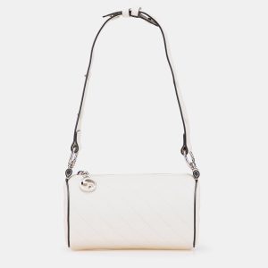 Gucci White Mini Leather Blondie Barrel Shoulder Bag, Shoulder Bags - Luxury Closet catalog