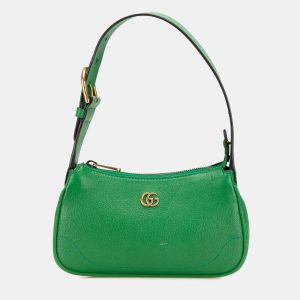 Gucci Green Mini Leather Aphrodite Shoulder Bag, Shoulder Bags - Luxury Closet catalog