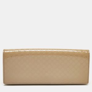 Gucci Old Rose Microguccissima Patent Leather Broadway Clutch, Clutches & Special Occasion Bags - Luxury Closet catalog