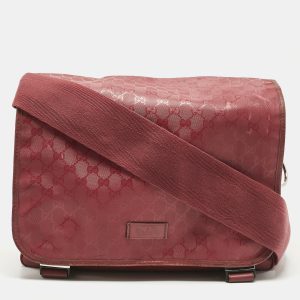 Gucci Red GG Imprime Canvas Diaper Messenger Bag, Handbags - Luxury Closet catalog