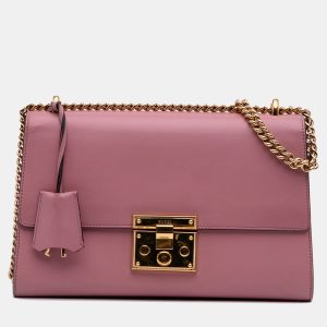 Gucci Pink Medium Leather Padlock Shoulder Bag, Shoulder Bags - Luxury Closet catalog