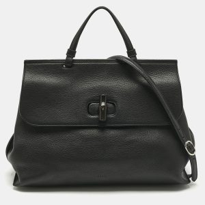Gucci Black Leather Large Bamboo Daily Top Handle Bag, Satchels - Luxury Closet catalog
