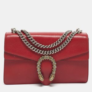 Gucci Red Leather Small Dionysus Crystals Shoulder Bag, Shoulder Bags - Luxury Closet catalog