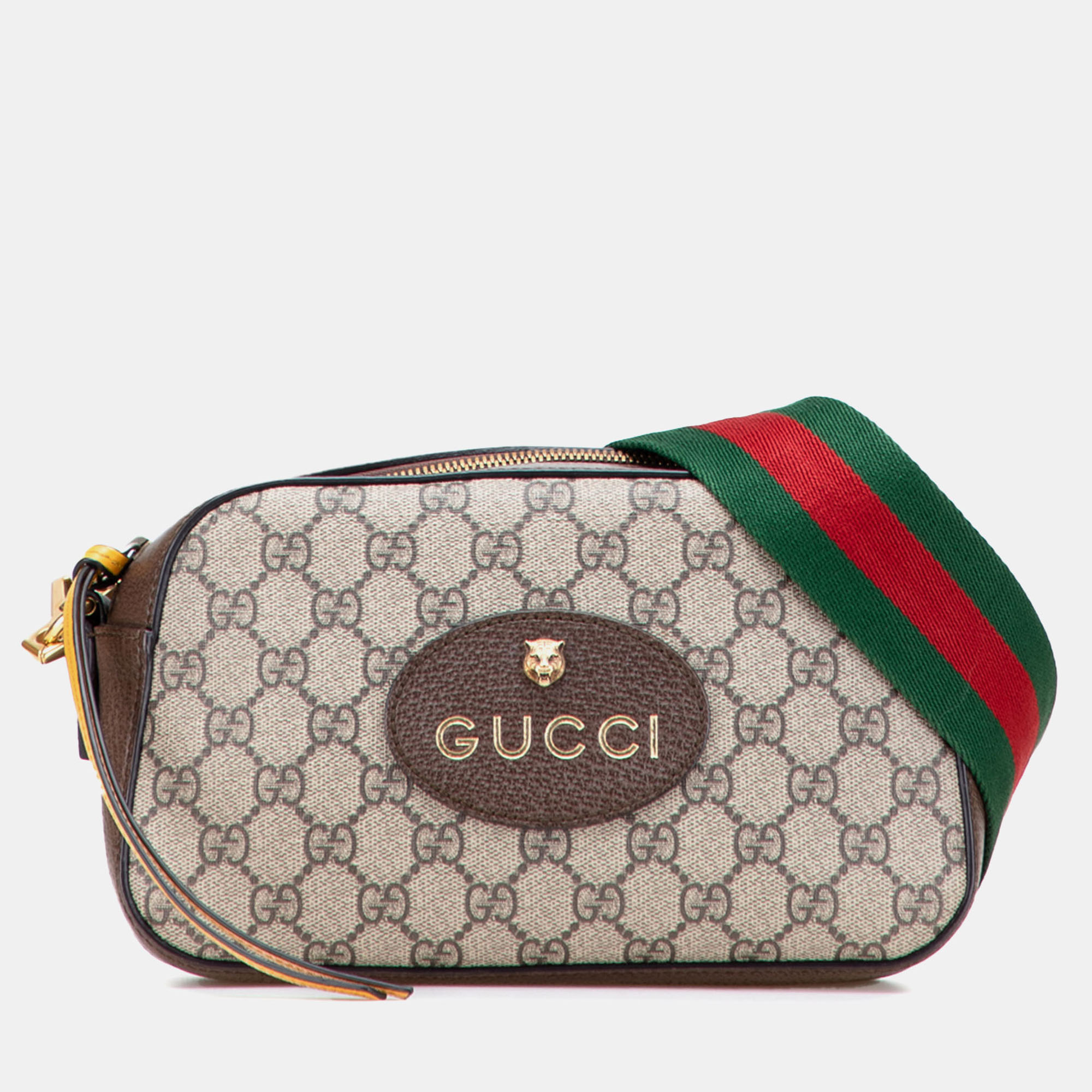 Gucci Beige GG Supreme Web Neo Vintage Crossbody, Shoulder Bags - Luxury Closet catalog