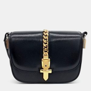 Gucci Black Leather Sylvie 1969 Mini Shoulder Bag, Handbags - Luxury Closet catalog