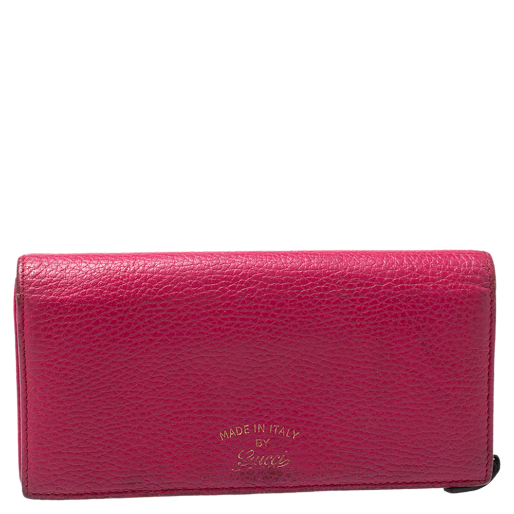 Gucci Magenta Leather Swing Continental Wallet, Wallets & Money Clips - Luxury Closet catalog