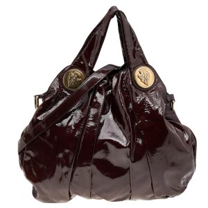 Gucci Burgundy Patent Leather Large Hysteria Tote, Tote Handbags - Luxury Closet catalog