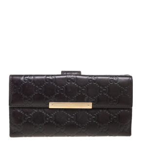 Gucci Dark Brown Guccissima Leather Flap Continental Wallet, Wallets & Money Clips - Luxury Closet catalog