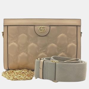Gucci Beige Leather Small Shoulder Bag, Shoulder Bags - Luxury Closet catalog