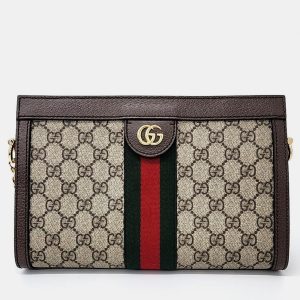Gucci Beige GG Supreme Canvas Ophidia Shoulder Bag, Shoulder Bags - Luxury Closet catalog