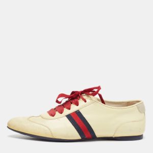 Gucci Cream Patent Leather Lace Up Sneakers 36, Athletic Shoes & Sneakers - Luxury Closet catalog