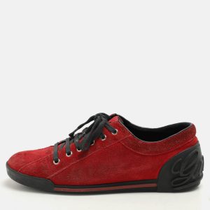 Gucci Red Suede Low Top Sneakers Size 38, Athletic Shoes & Sneakers - Luxury Closet catalog