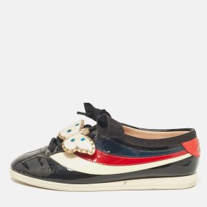 Gucci Multicolor Patent Leather New Ace Falacer Butterfly Sneakers Size 37.5, Athletic Shoes & Sneakers - Luxury Closet catalog