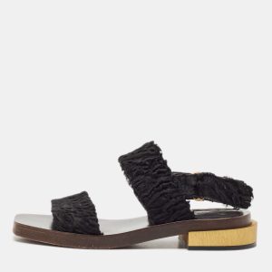 Gucci Black Velvet Slingback Sandals Size 37, Sandals - Luxury Closet catalog