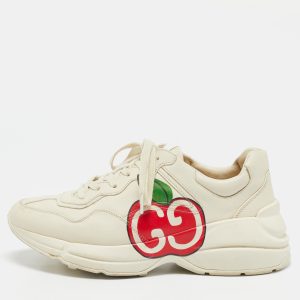 Gucci Cream Leather Logo Rhyton Sneakers Size 40, Athletic Shoes & Sneakers - Luxury Closet catalog