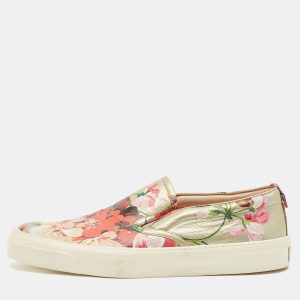 Gucci Pink Leather Blooms Slip On Sneakers Size 38, Athletic Shoes & Sneakers - Luxury Closet catalog