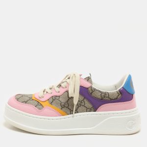 Gucci Multicolor GG Supreme Canvas and Leather Low Top Sneakers Size 36.5, Athletic Shoes & Sneakers - Luxury Closet catalog