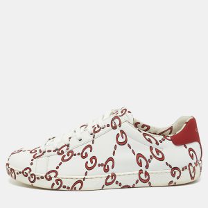 Gucci White Leather Ghost GG Ace Sneakers  Size 40, Athletic Shoes & Sneakers - Luxury Closet catalog