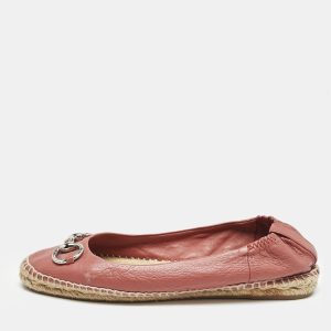 Gucci Red Leather Espadrille Flats Size 38, Flats - Luxury Closet catalog