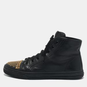 Gucci Black Leather California Studded High Top Sneakers Size 39, Athletic Shoes & Sneakers - Luxury Closet catalog