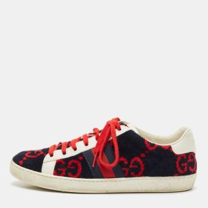 Gucci Tricolor GG Terry Fabric and Leather Ace Sneakers Size 38, Athletic Shoes & Sneakers - Luxury Closet catalog