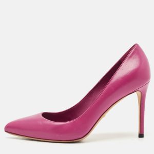 Gucci Purple Leather Brooke Pointed Toe Pumps Size 37, Pumps - Luxury Closet catalog