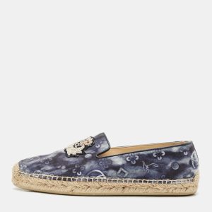 Christian Louboutin Two Tone Fabric Nanou Orlato Espadrille Flats Size 37, Flats - Luxury Closet catalog