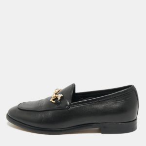 Gucci Black Leather Jordaan Crystal Embellished Loafers Size 35, Loafers & Slip-Ons - Luxury Closet catalog