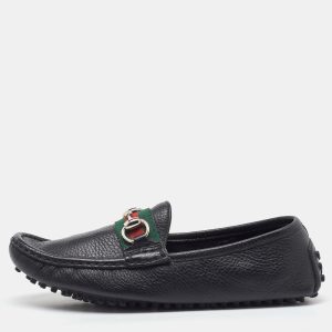 Gucci Black Leather Web Horsebit Slip On Loafers Size 37, Loafers & Slip-Ons - Luxury Closet catalog