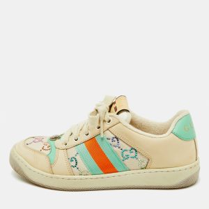 Gucci Multicolor Nubuck Leather and Crystal GG Canvas Screener Sneakers Size 36, Athletic Shoes & Sneakers - Luxury Closet catalog