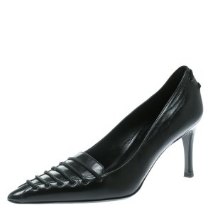 Gucci Black Leather Pointed Toe Pumps Size 34, Pumps - Luxury Closet catalog