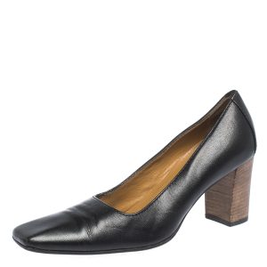 Gucci Black Leather Square Toe Pumps Size 36, Pumps - Luxury Closet catalog