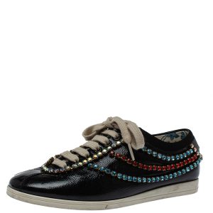 Gucci Black Leather Crystal Trim Sneakers Size 35, Athletic Shoes & Sneakers - Luxury Closet catalog